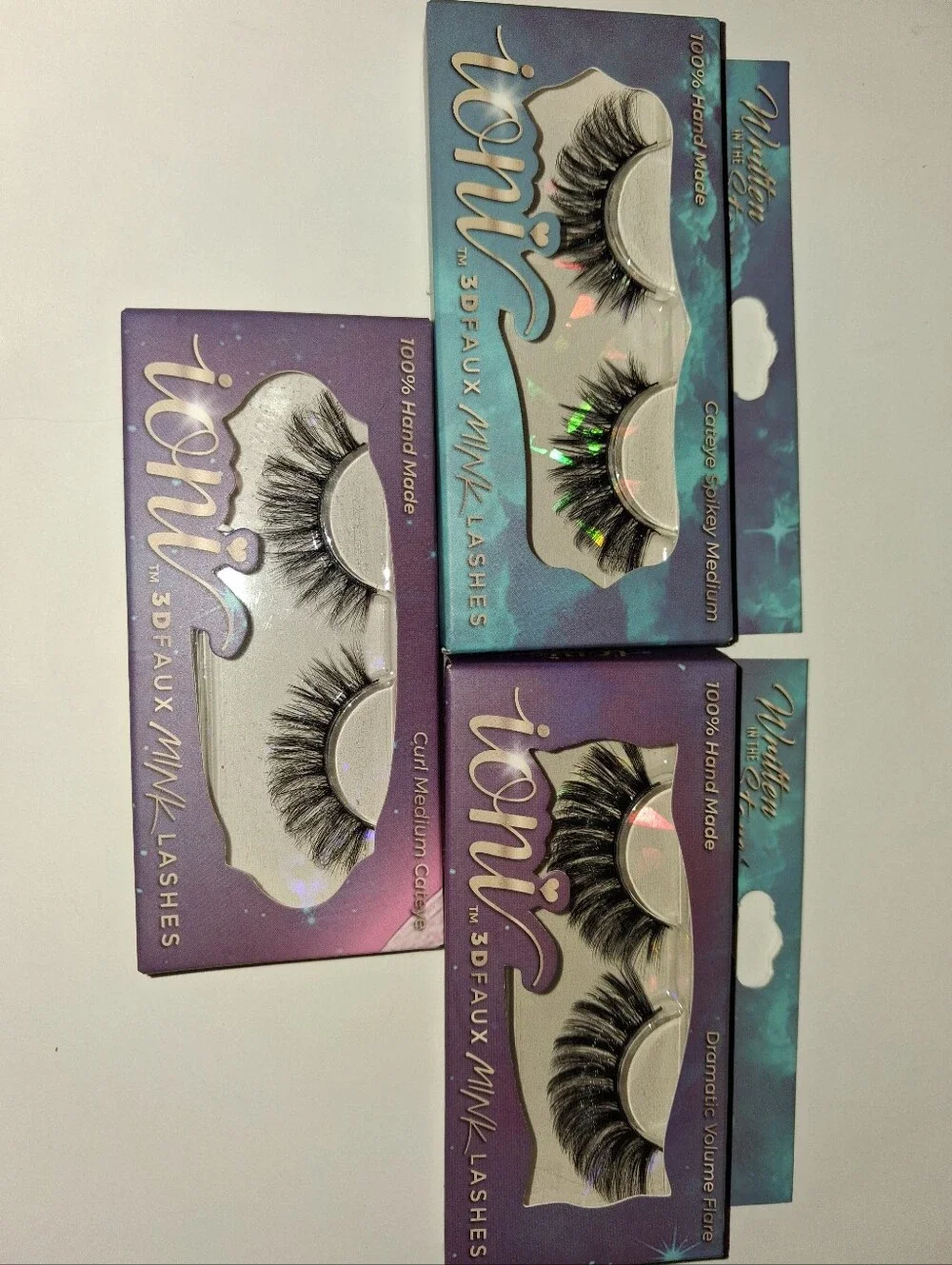 Ioni Written in the Stars 3D Faux Mink Lashes Bundle, 3 Pairs